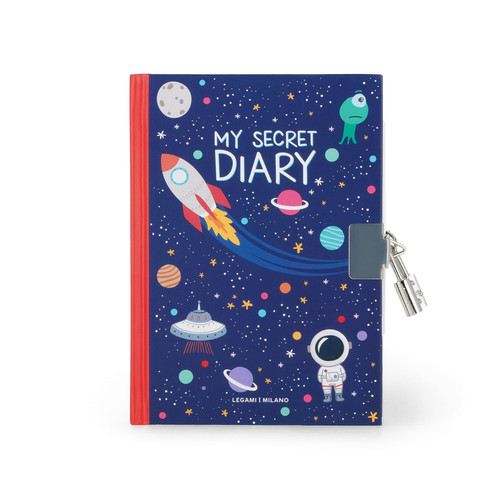 SECRET DIARY WITH PADLOCK - MY SECRET DIARY - SPACE