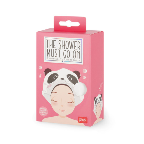 SHOWER CAP - THE SHOWER MUST GO ON - PANDA