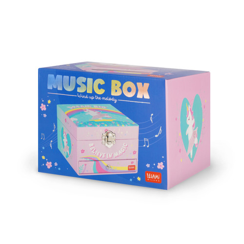 MUSICAL JEWELLERY BOX - MUSIC BOX - UNICORN