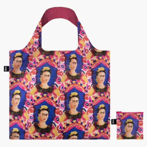 Frida Kahlo The Frame (Self Portrait) Recycled Bag