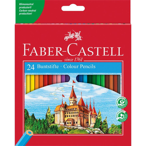Faber-Castell Colour pencil hexagonal - Pack of 24