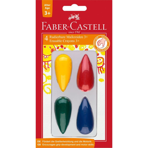 Faber-Castell Crayon 3+ bulb 4pcs blister