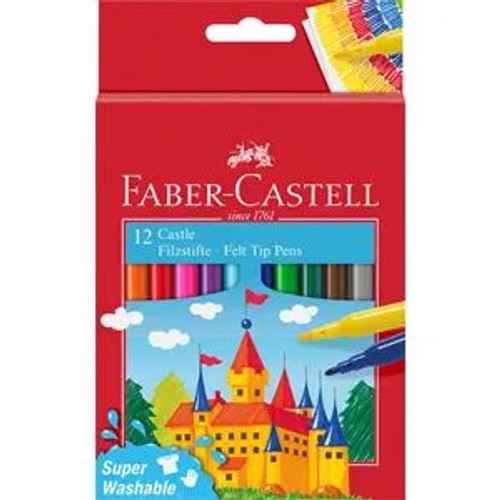 Faber-Castell Fibre-tip pens - Pack of 12