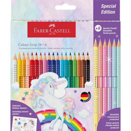 Coloured Pencils Colour Grip unicorn18+6