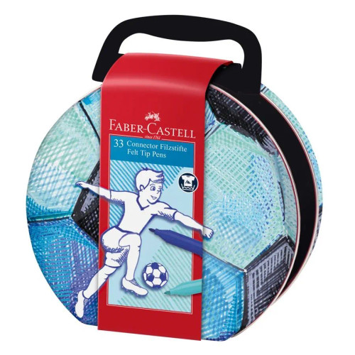 Faber-Castell Felt tip pen Connector Suitcase Soccer