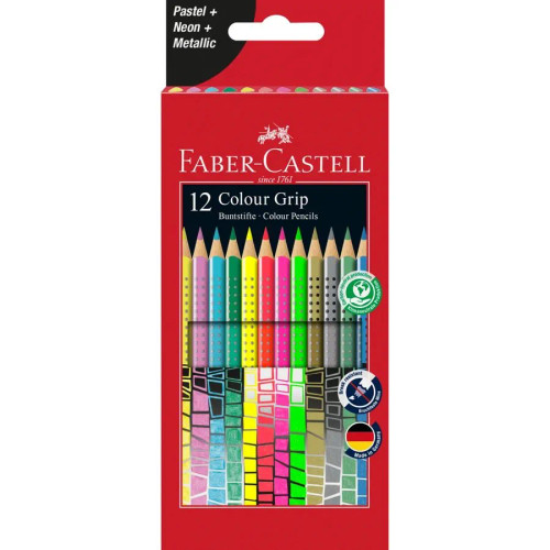 Faber-Castell CP Colour Grip special Colour Set - Pack of 12