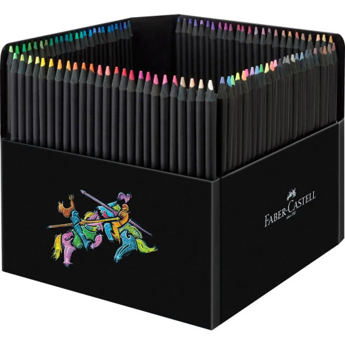 Faber-Castell Black Edition Coloured Pencils - Pack of 100