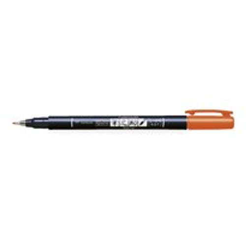 Tombow Fudenosuke Brush Pen - Orange