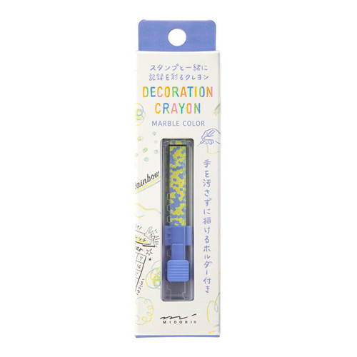 Midori Decoration Crayon - Yellow x Green x Purple