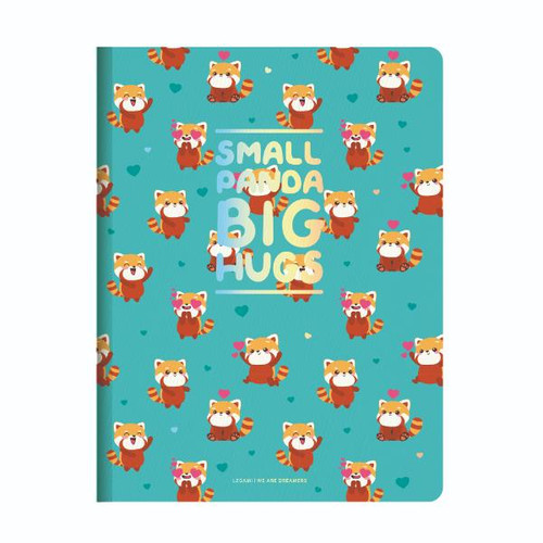 QUADERNO - LARGE LINED NOTEBOOK - RED PANDA