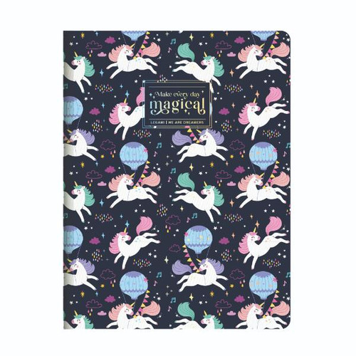 QUADERNO - LARGE LINED NOTEBOOK - UNICORN