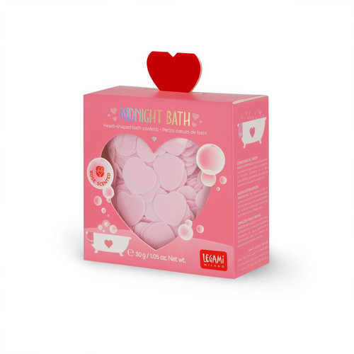 MIDNIGHT BATH - HEART SHAPED CONFETTI - DISPLAY OF 6