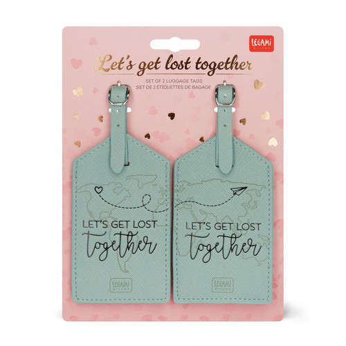 LUGGAGE TAG - LET'S GET LOST TOGETHER - TRAVEL