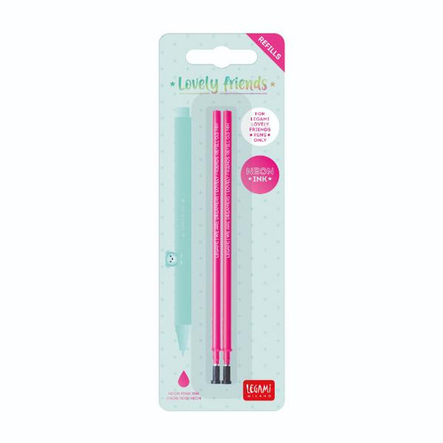 Pack of 2 Refills for Lovely Friends - Neon Pink