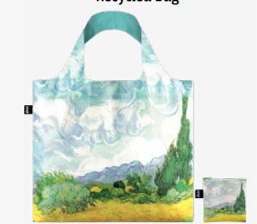 Van Gogh: A Wheatfield with Cypresses Recycled Bag