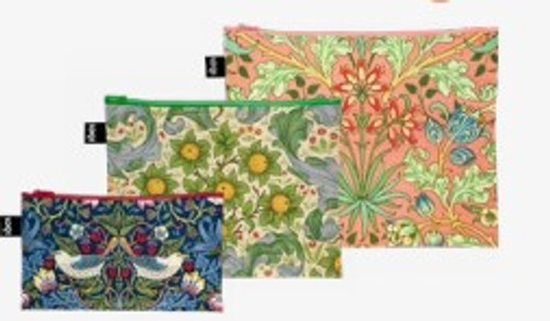 William Morris Recycled Zip Pockets