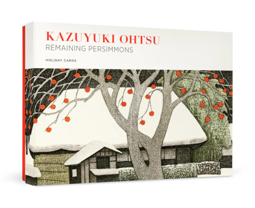Kazuyuki Ohtsu: Remaining Persimmons - Boxed Christmas Cards
