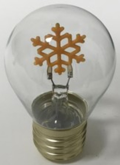 Cordless Lightbulb - Snowflake