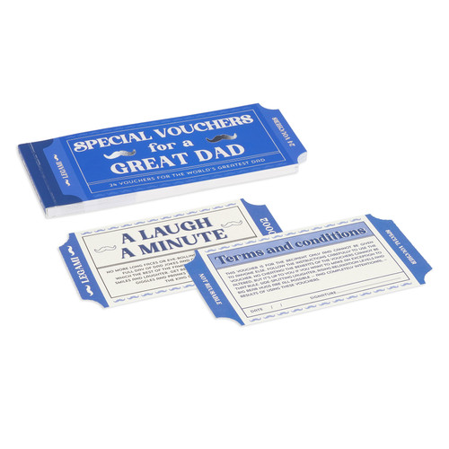 BOOK OF 24 VOUCHERS - GIFT VOUCHER - EN - DAD