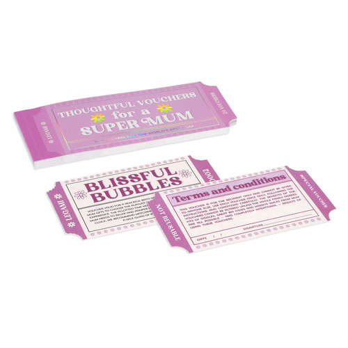 BOOK OF 24 VOUCHERS - GIFT VOUCHER - EN - MOM