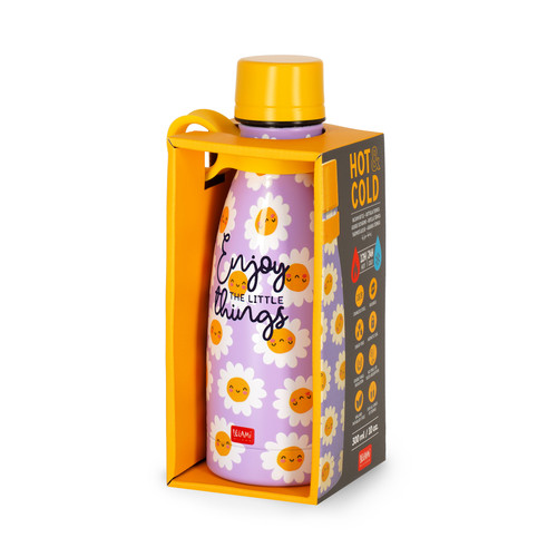 VACUUM BOTTLE - HOT & COLD 300 ML  - MINI - DAISY