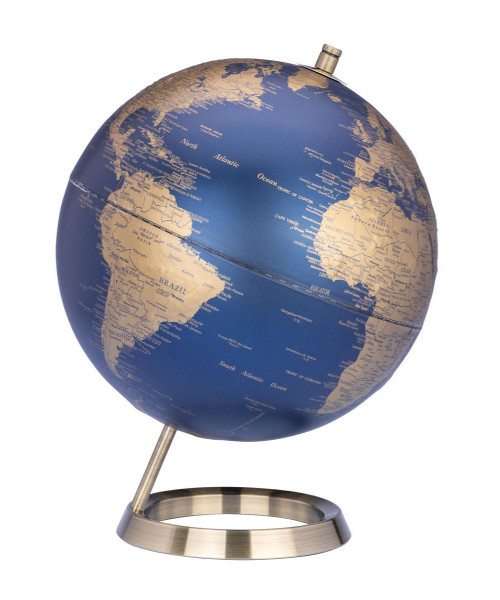Grad Globe 25cm - Dark blue / Gold