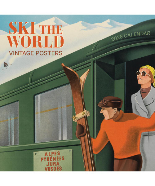 Ski the World: Vintage Posters - 2026 Wall Calendar