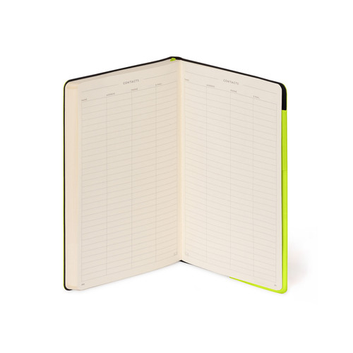 LINED NOTEBOOK - MY NOTEBOOK - MEDIUM - CHARTREUSE