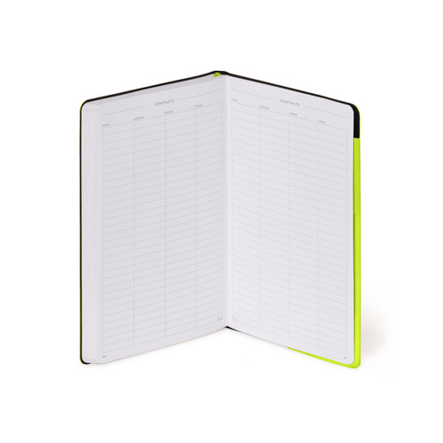 DOTTED NOTEBOOK - MY NOTEBOOK - MEDIUM - CHARTREUSE