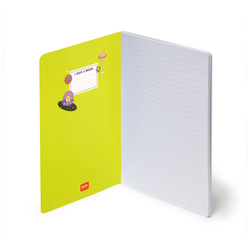 LINED NOTEBOOK - QUADERNO - MEDIUM - SPACE