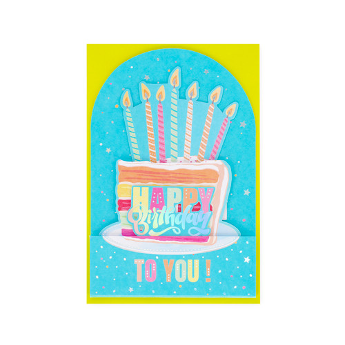 POP-UP CARD - POP-UP GREETING CARD - BIRTHDAY CAKE Layer