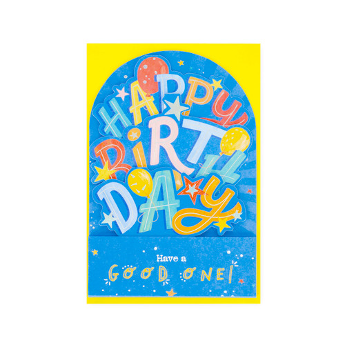 POP-UP CARD - POP-UP GREETING CARD - HAPPY BIRTHDAY