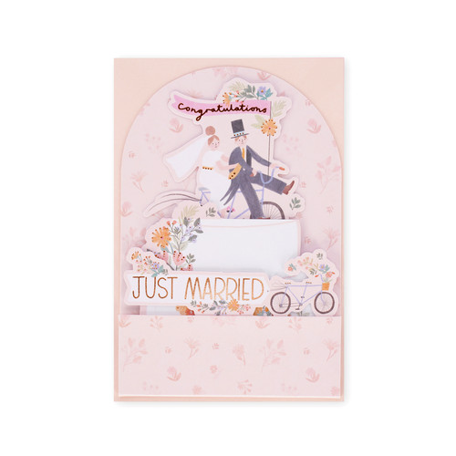 POP-UP CARD - POP-UP GREETING CARD - WEDDING CAKE