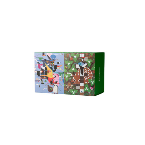 Charley Harper - 120 Piece Double Sided Jigsaw Puzzle Set
