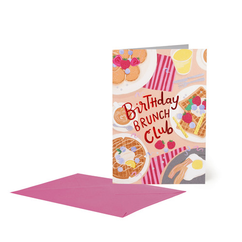 LARGE GREETING CARD - BIRTHDAY BRUNCH
