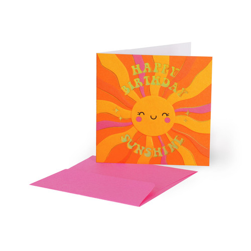 SMALL GEETING CARD - HAPPY BIRTHDAY SUNSHINE