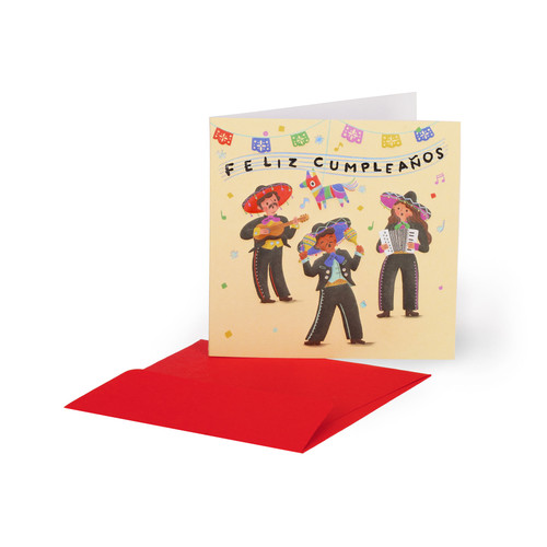 SMALL GREETING CARD - FELIZ CUMPLEA√ëOS