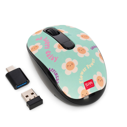 WIRELESS MOUSE - GREEN - DAISY
