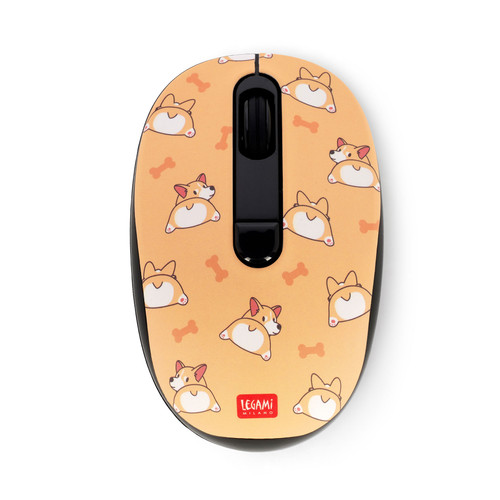 WIRELESS MOUSE - YELLOW - CORGI