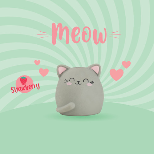 SCENTED ERASER - MEOW - KITTY