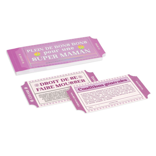 BOOK OF 24 VOUCHERS - GIFT VOUCHER - FR - MOM