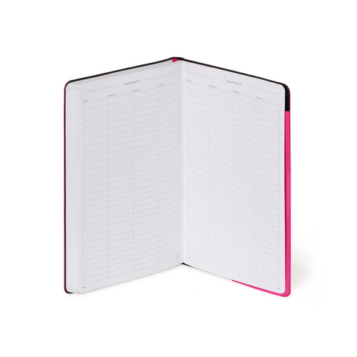 DOTTED NOTEBOOK - MY NOTEBOOK - MEDIUM - RASPBERRY