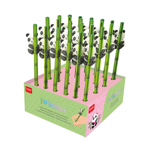 PENCIL WITH ERASER - I LOVE BAMBOO - PANDA