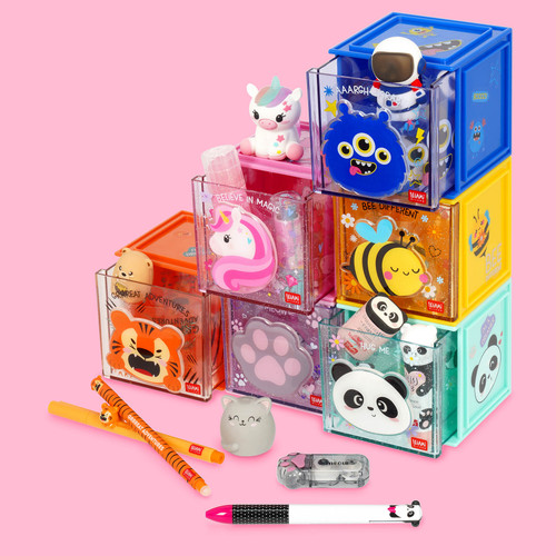 ADJUSTABLE DESK ORGANISER - CUTIE CUBE - MONSTER