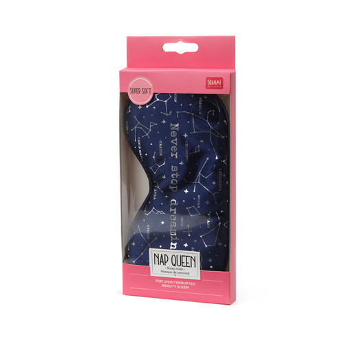 SLEEP MASK - NAP QUEEN - STARS