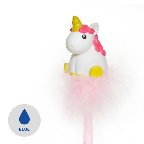 BALLPOINT PEN WITH LIGHT - WRITING IS MAGIC - UNICORN