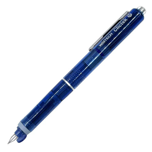 CLICTEK RETRACTABLE FOUNTAIN PEN - BLUE