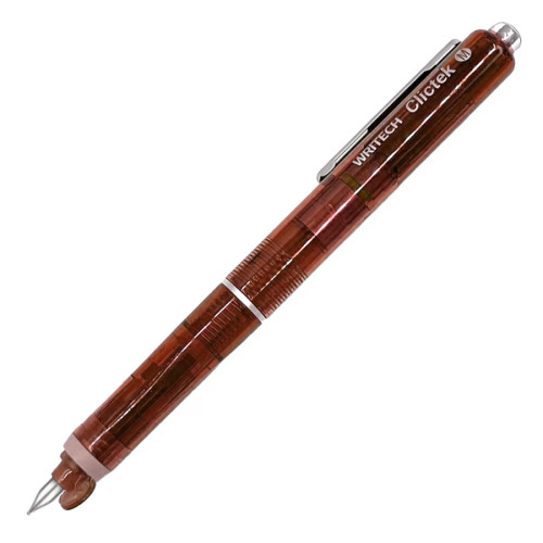 Copy of CLICTEK RETRACTABLE FOUNTAIN PEN - RED