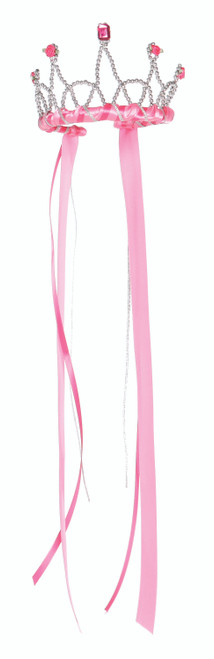 Ribbon Tiara, Dark Pink