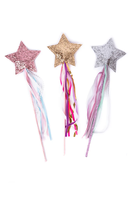 Deluxe Twinkle Twinkle Star Wand, 3 styles assorted